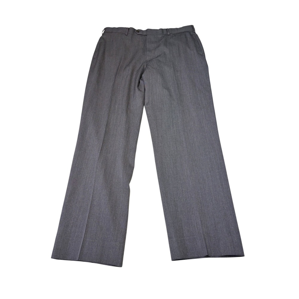Brooks Brothers 1818 Madison Wool Dress Pants Men 38x31 Gray Pleated Suit